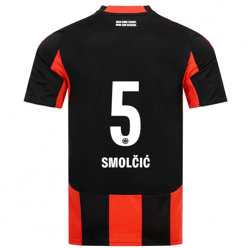 Danxen Homem Camisola Hrvoje Smolcic #5 Preto Vermelho Principal 2025/26 Camisa Brasil