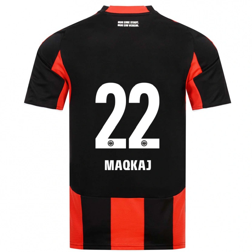 Danxen Homem Camisola Dritan Maqkaj #22 Preto Vermelho Principal 2025/26 Camisa Brasil