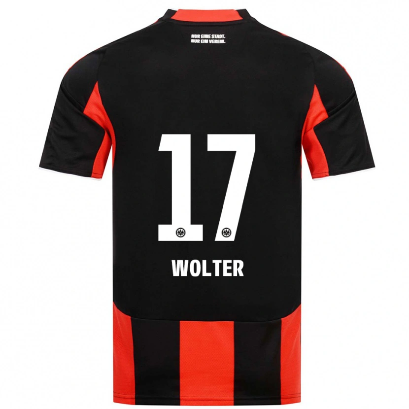 Danxen Homem Camisola Pia-Sophie Wolter #17 Preto Vermelho Principal 2025/26 Camisa Brasil