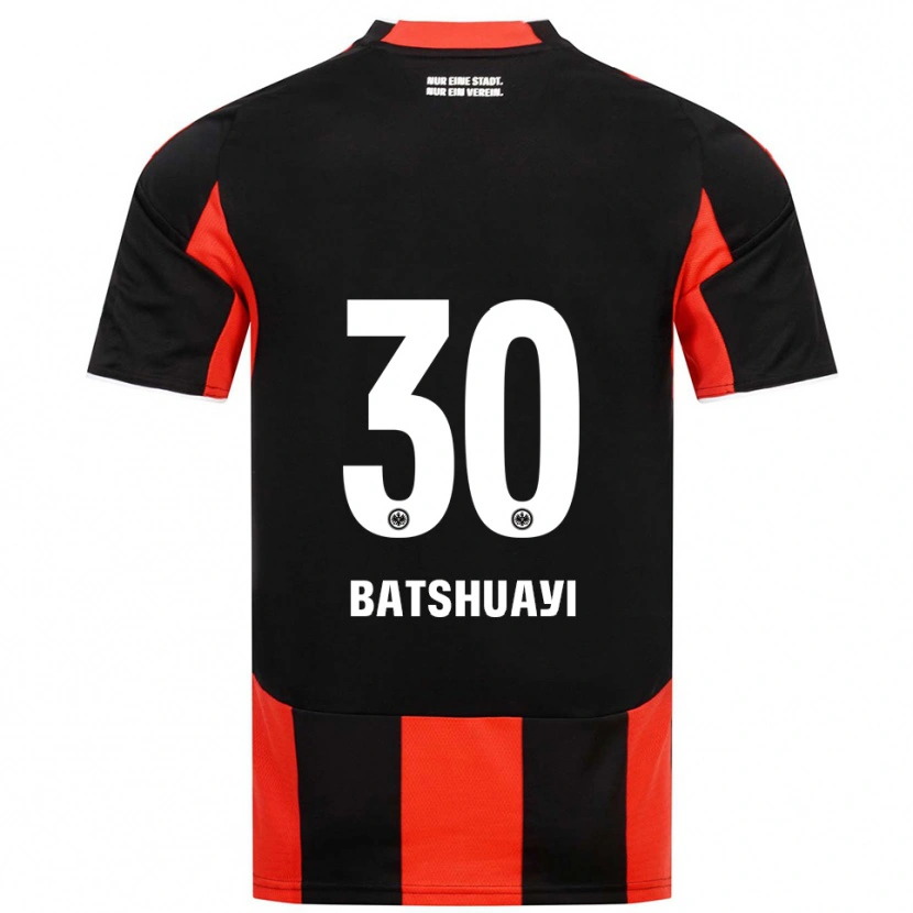 Danxen Homem Camisola Michy Batshuayi #30 Preto Vermelho Principal 2025/26 Camisa Brasil