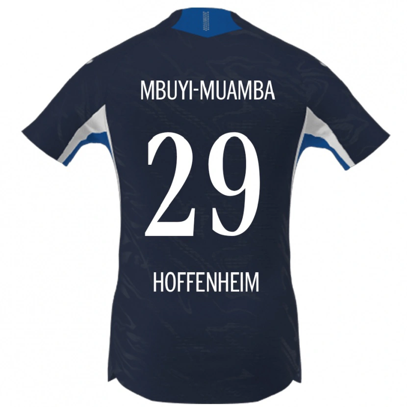 Danxen Homem Camisola Hubert Mbuyi-Muamba #29 Marinho Branco Principal 2025/26 Camisa Brasil