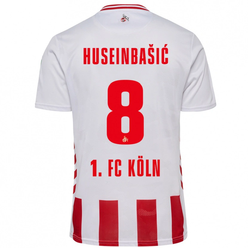 Danxen Homem Camisola Denis Huseinbasic #8 Branco Vermelho Principal 2025/26 Camisa Brasil