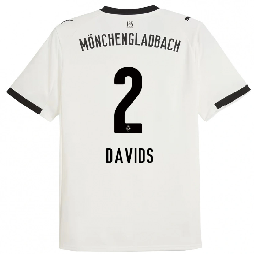 Danxen Homem Camisola Leander Davids #2 Branco Preto Principal 2025/26 Camisa Brasil