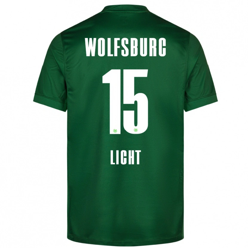 Danxen Homem Camisola Philipp Licht #15 Verde Branco Principal 2025/26 Camisa Brasil