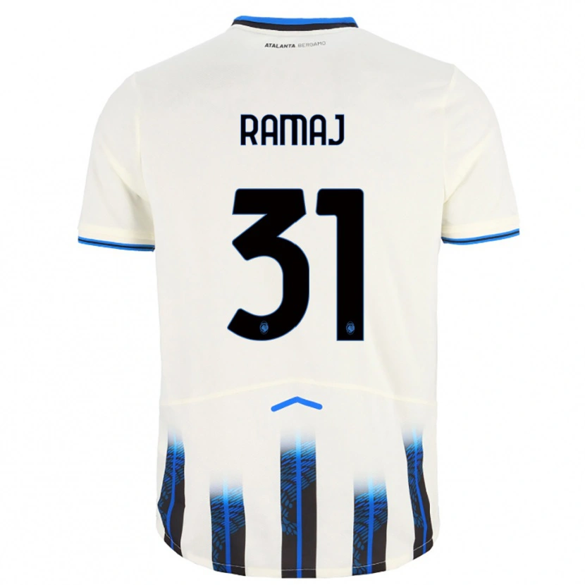 Danxen Homem Camisola Gabriel Ramaj #31 Branco Azul Alternativa 2025/26 Camisa Brasil
