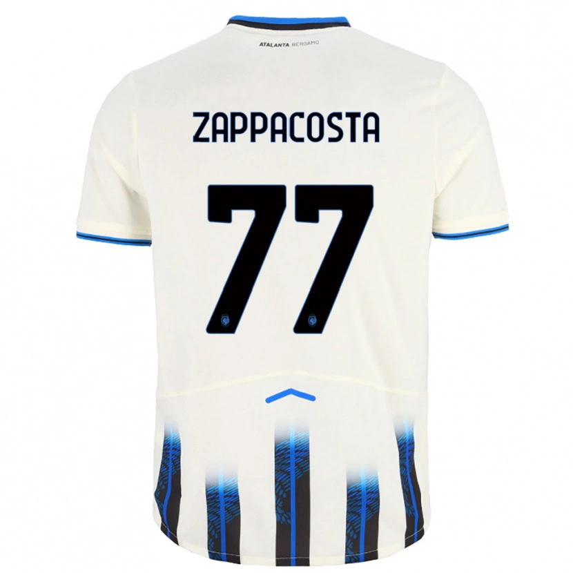 Danxen Homem Camisola Davide Zappacosta #77 Branco Azul Alternativa 2025/26 Camisa Brasil