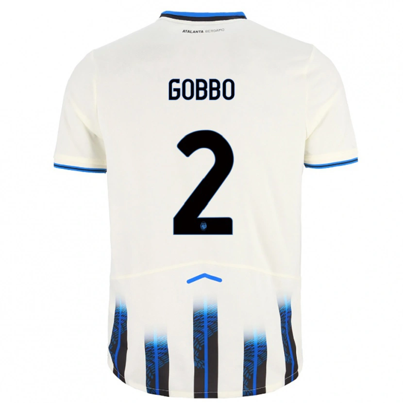 Danxen Homem Camisola Luca Gobbo #2 Branco Azul Alternativa 2025/26 Camisa Brasil