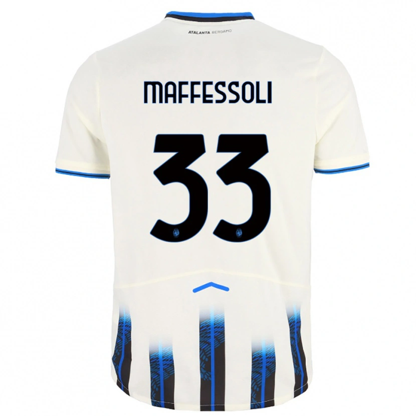 Danxen Homem Camisola Manuel Maffessoli #33 Branco Azul Alternativa 2025/26 Camisa Brasil