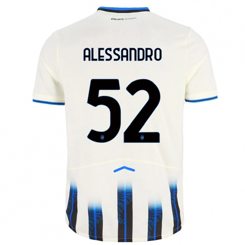 Danxen Homem Camisola Alessandro Rinaldi #52 Branco Azul Alternativa 2025/26 Camisa Brasil