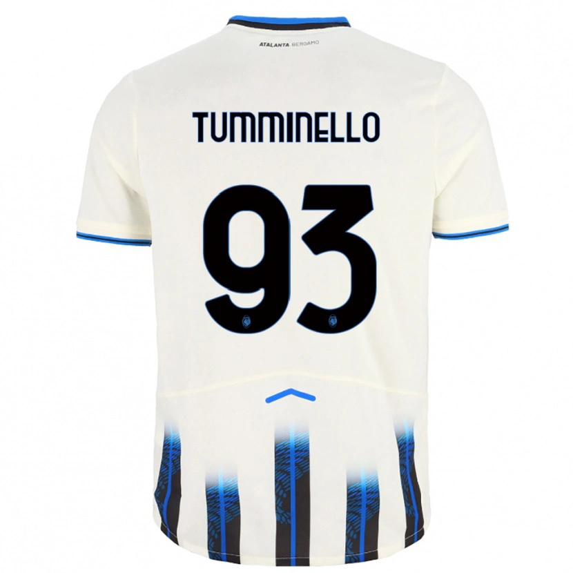 Danxen Homem Camisola Marco Tumminello #93 Branco Azul Alternativa 2025/26 Camisa Brasil