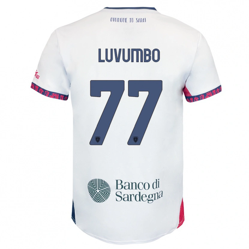 Danxen Homem Camisola Zito Luvumbo #77 Branco Marinho Vermelho Alternativa 2025/26 Camisa Brasil