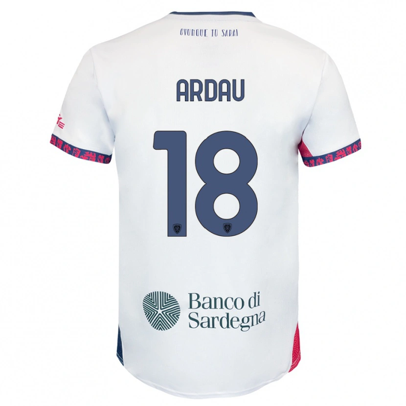 Danxen Homem Camisola Samuel Ardau #18 Branco Marinho Vermelho Alternativa 2025/26 Camisa Brasil