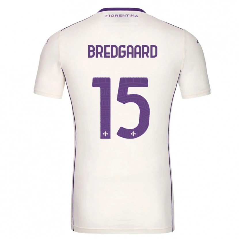 Danxen Homem Camisola Sofie Bredgaard #15 Branco Roxo Vermelho Alternativa 2025/26 Camisa Brasil