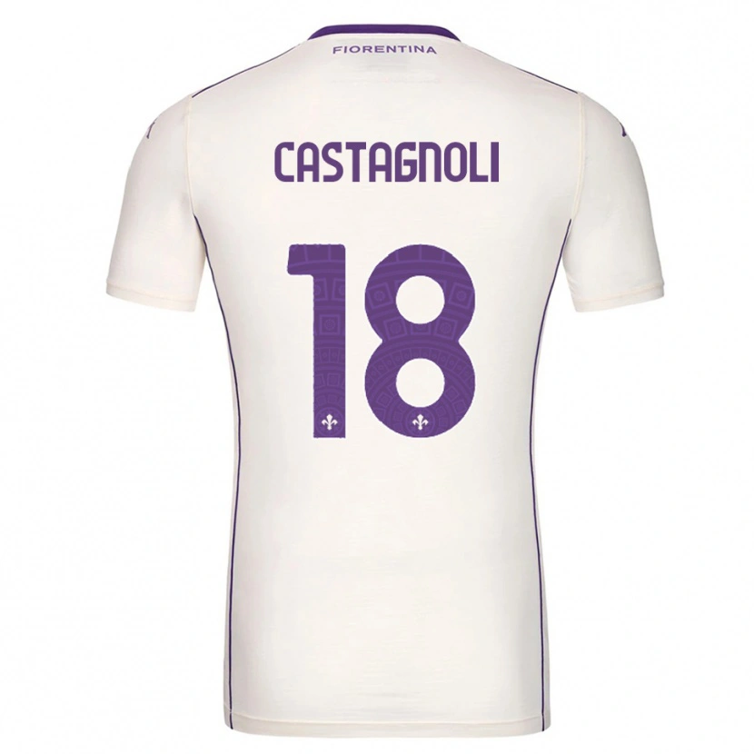 Danxen Homem Camisola Filippo Castagnoli #18 Branco Roxo Vermelho Alternativa 2025/26 Camisa Brasil