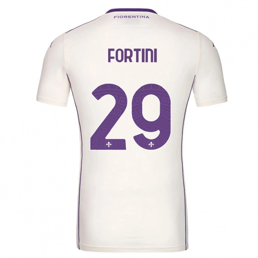 Danxen Homem Camisola Niccolò Fortini #29 Branco Roxo Vermelho Alternativa 2025/26 Camisa Brasil