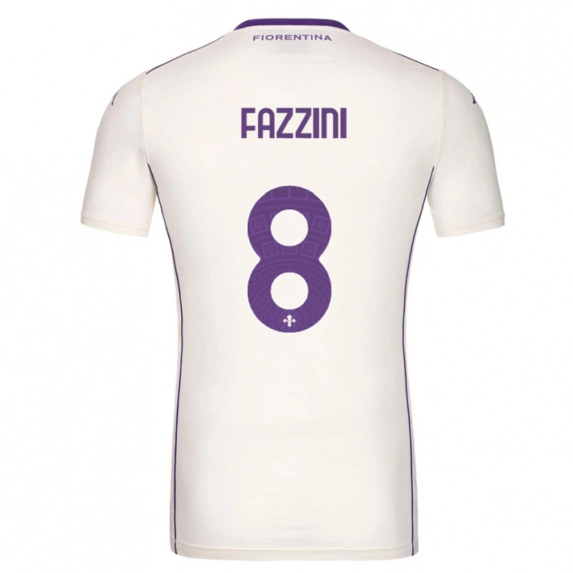 Danxen Homem Camisola Jacopo Fazzini #8 Branco Roxo Vermelho Alternativa 2025/26 Camisa Brasil
