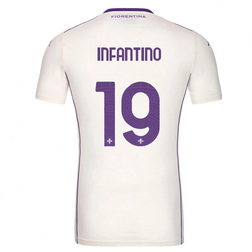 Danxen Homem Camisola Gino Infantino #19 Branco Roxo Vermelho Alternativa 2025/26 Camisa Brasil