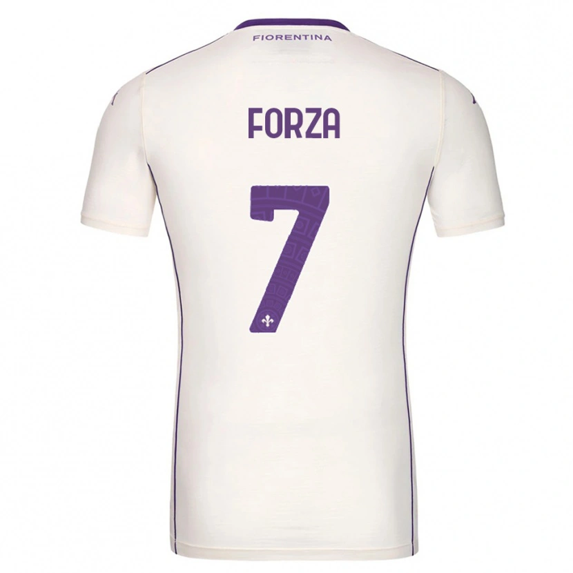 Danxen Homem Camisola Francesco Forza #7 Branco Roxo Vermelho Alternativa 2025/26 Camisa Brasil