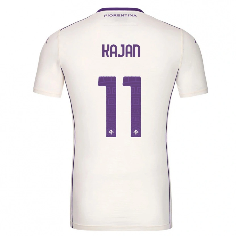 Danxen Homem Camisola Zsanett Kaján #11 Branco Roxo Vermelho Alternativa 2025/26 Camisa Brasil
