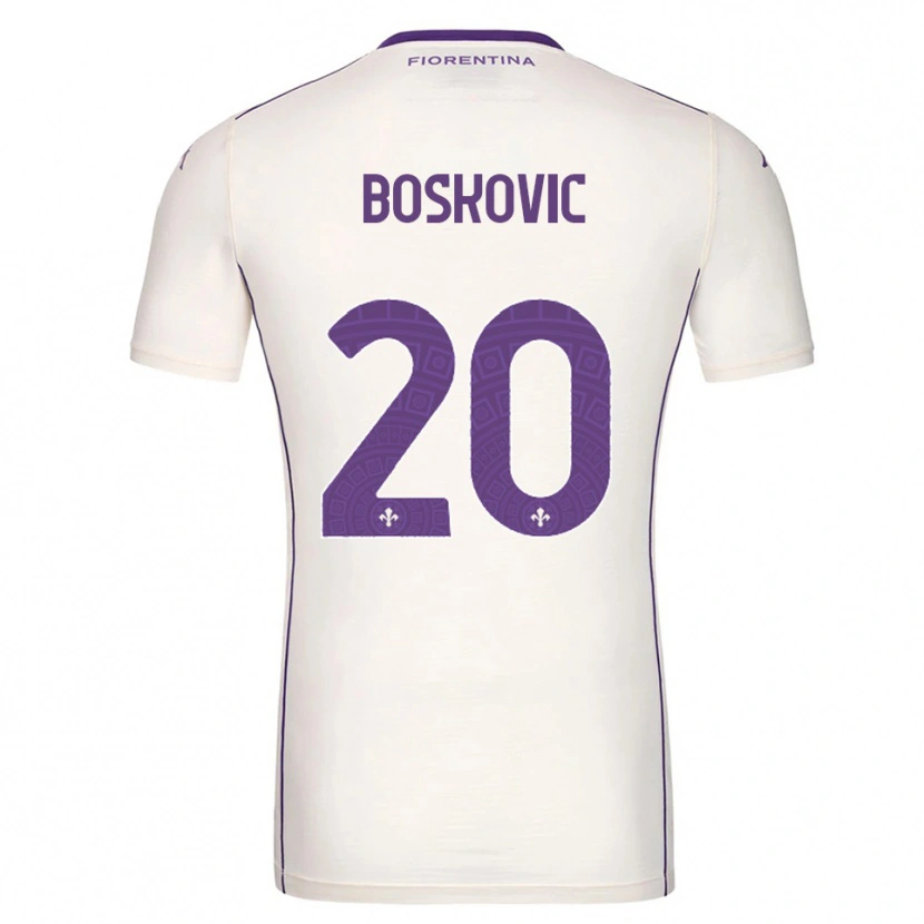 Danxen Homem Camisola Matko Boskovic #20 Branco Roxo Vermelho Alternativa 2025/26 Camisa Brasil