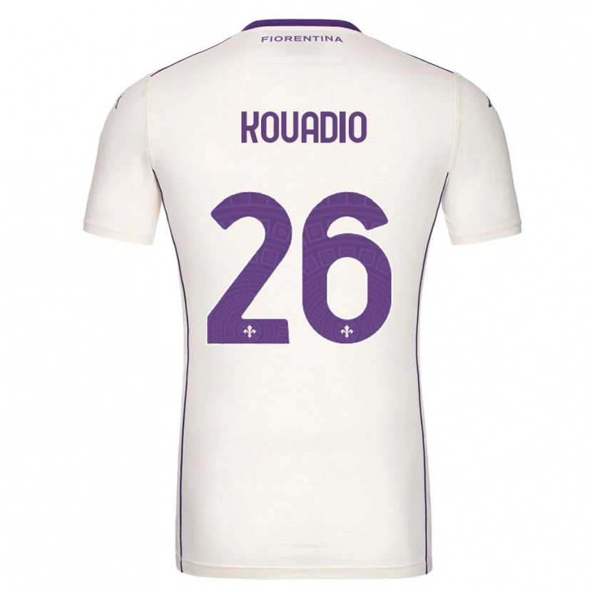 Danxen Homem Camisola Eddy Kouadio #26 Branco Roxo Vermelho Alternativa 2025/26 Camisa Brasil