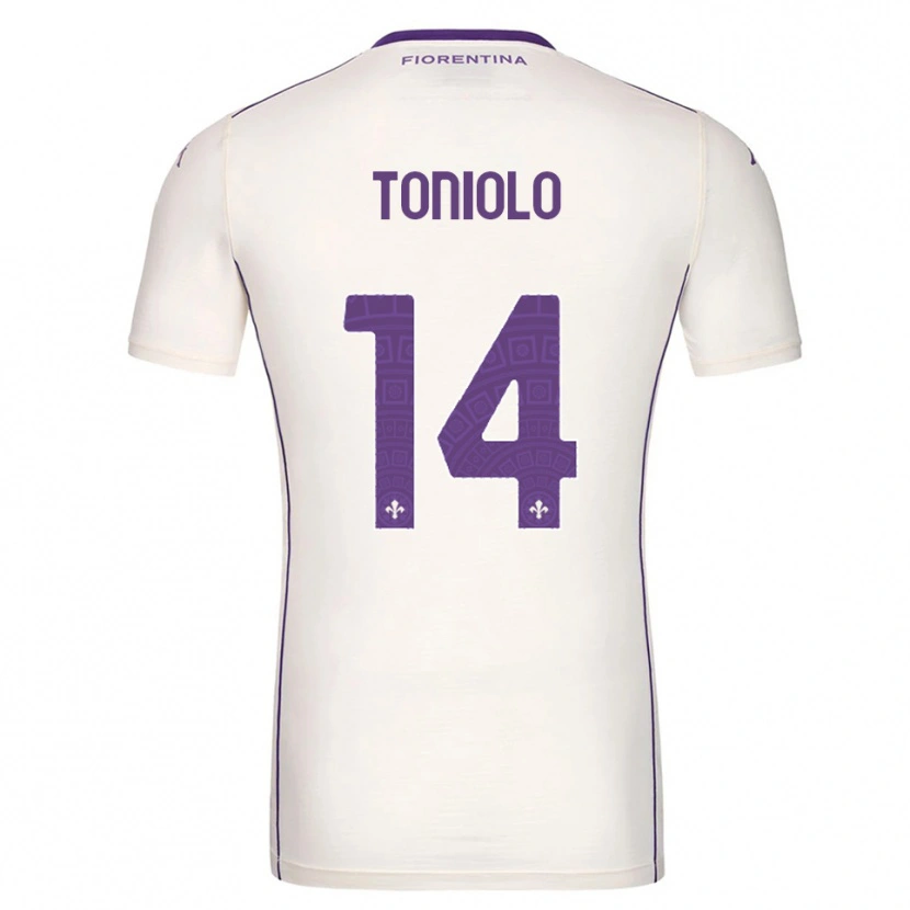 Danxen Homem Camisola Martina Toniolo #14 Branco Roxo Vermelho Alternativa 2025/26 Camisa Brasil