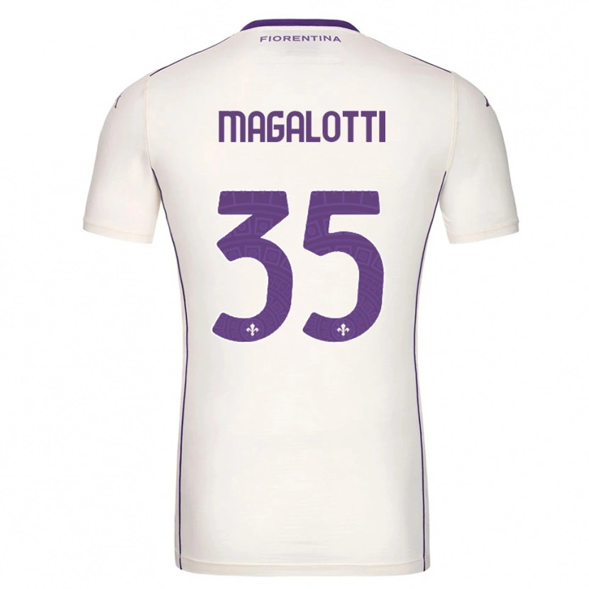 Danxen Homem Camisola Mattia Magalotti #35 Branco Roxo Vermelho Alternativa 2025/26 Camisa Brasil