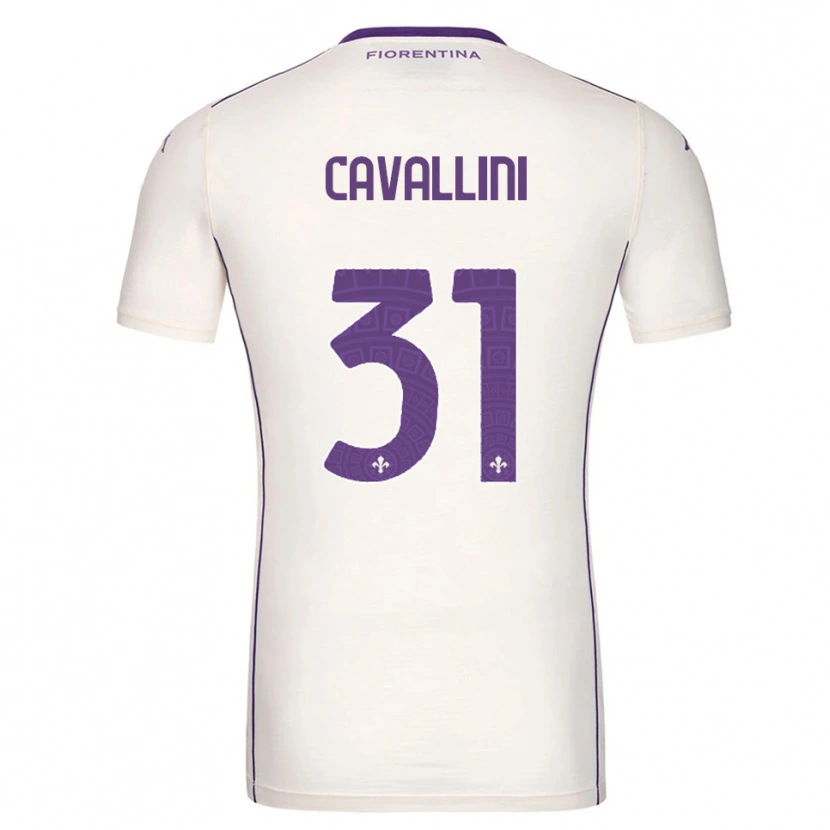 Danxen Homem Camisola Aurora Cavallini #31 Branco Roxo Vermelho Alternativa 2025/26 Camisa Brasil