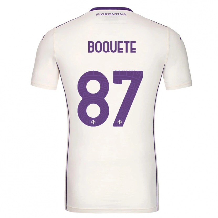 Danxen Homem Camisola Verónica Boquete #87 Branco Roxo Vermelho Alternativa 2025/26 Camisa Brasil