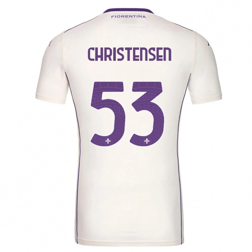 Danxen Homem Camisola Oliver Christensen #53 Branco Roxo Vermelho Alternativa 2025/26 Camisa Brasil
