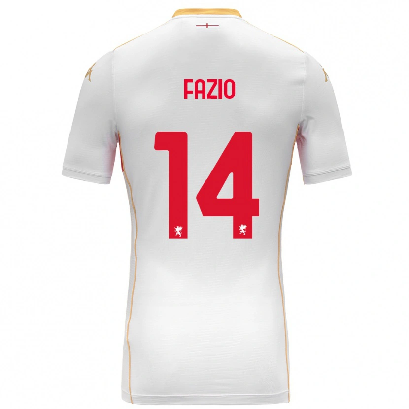 Danxen Homem Camisola Tommaso Fazio #14 Branco Vermelho Alternativa 2025/26 Camisa Brasil