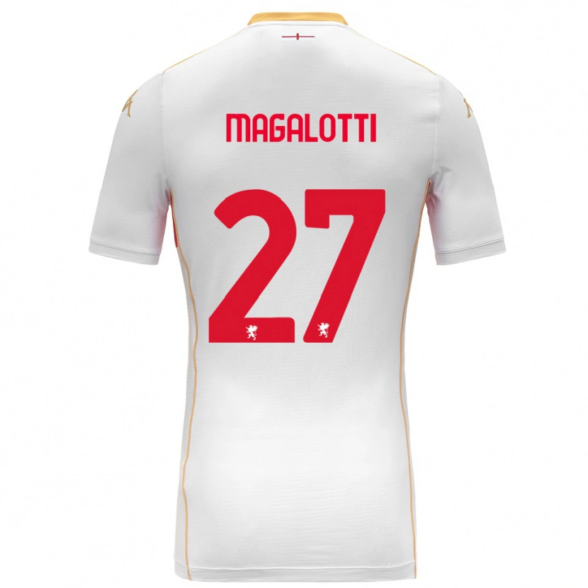 Danxen Homem Camisola Gabriele Magalotti #27 Branco Vermelho Alternativa 2025/26 Camisa Brasil