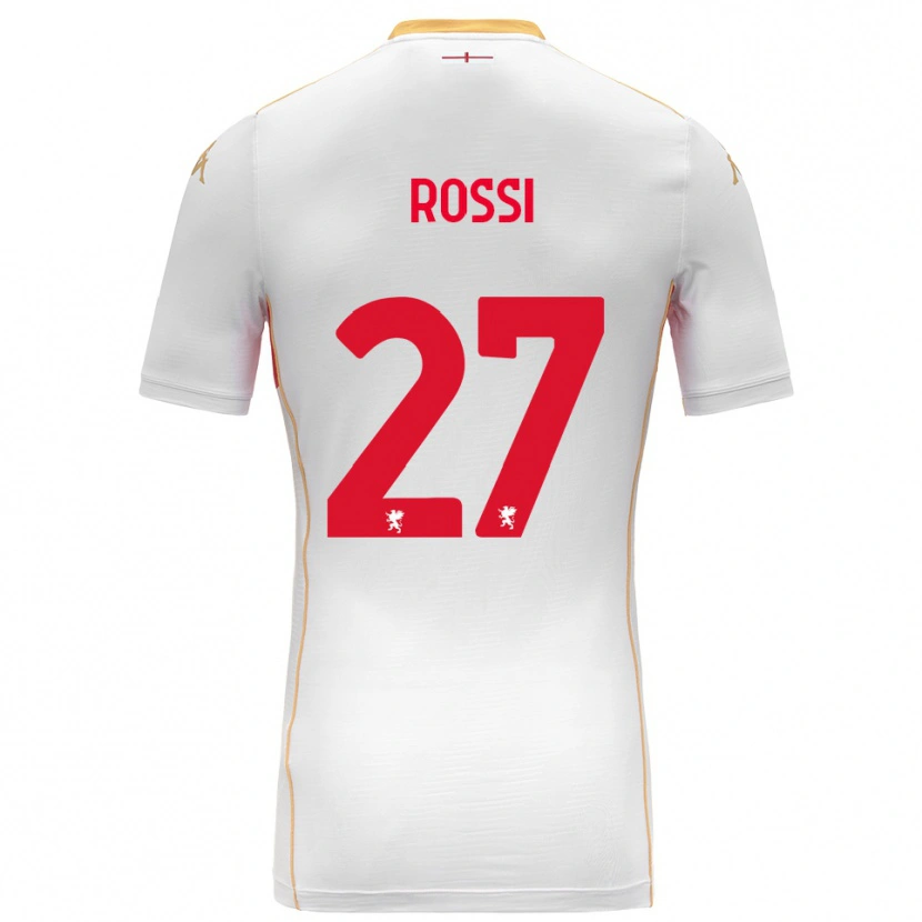 Danxen Homem Camisola Lucrezia Rossi #27 Branco Vermelho Alternativa 2025/26 Camisa Brasil
