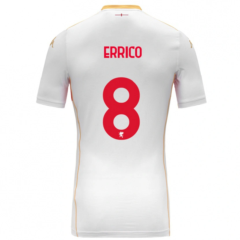 Danxen Homem Camisola Emma Errico #8 Branco Vermelho Alternativa 2025/26 Camisa Brasil