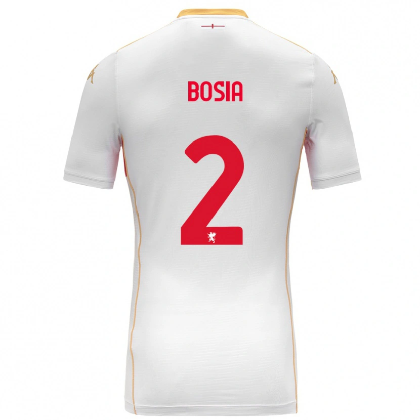 Danxen Homem Camisola Davide Bosia #2 Branco Vermelho Alternativa 2025/26 Camisa Brasil