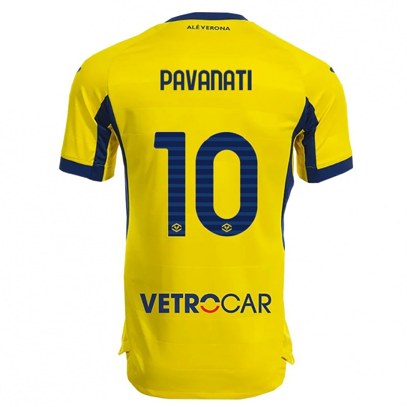 Danxen Homem Camisola Alessandro Pavanati #10 Amarelo Marinho Alternativa 2025/26 Camisa Brasil