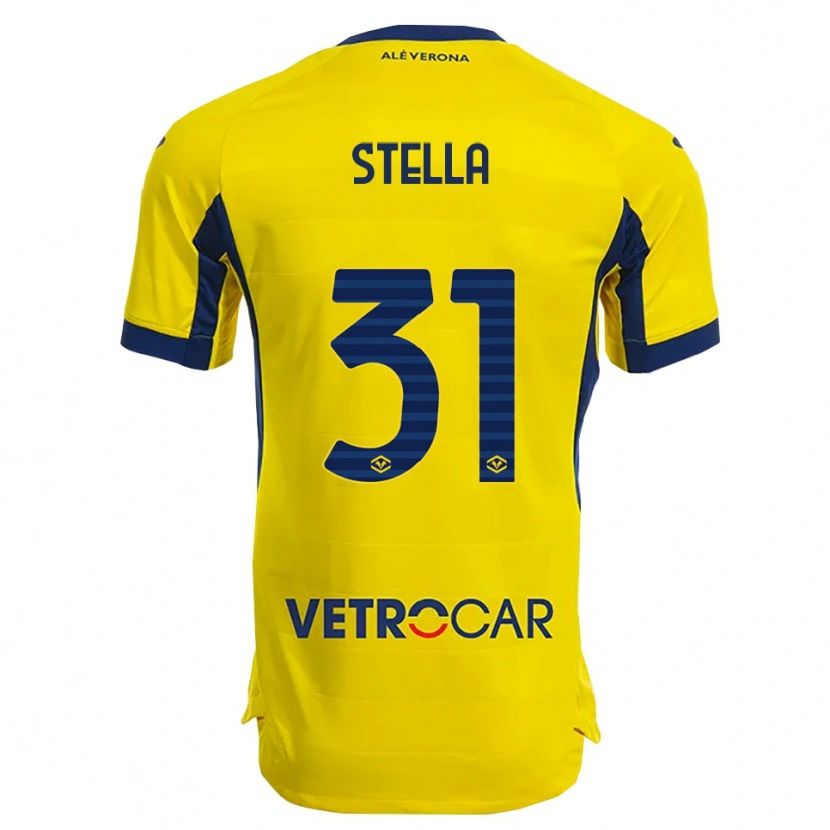 Danxen Homem Camisola Kevin Stella #31 Amarelo Marinho Alternativa 2025/26 Camisa Brasil
