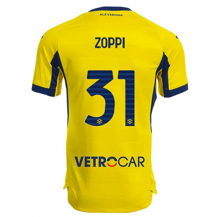 Danxen Homem Camisola Sofia Zoppi #31 Amarelo Marinho Alternativa 2025/26 Camisa Brasil