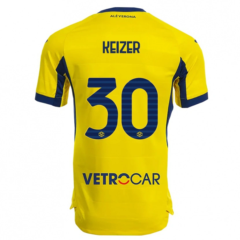 Danxen Homem Camisola Fanny Keizer #30 Amarelo Marinho Alternativa 2025/26 Camisa Brasil