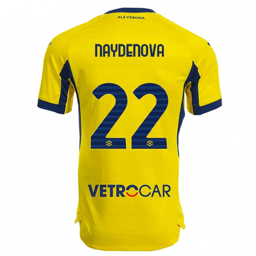 Danxen Homem Camisola Ivana Naydenova #22 Amarelo Marinho Alternativa 2025/26 Camisa Brasil