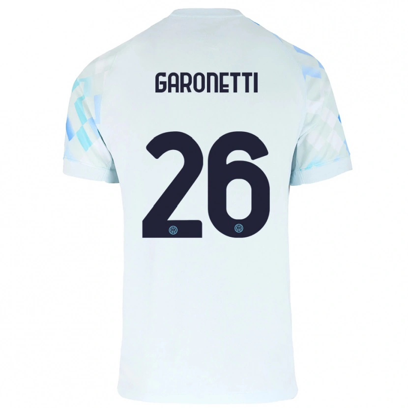 Danxen Homem Camisola Gabriele Garonetti #26 Branco Azul Alternativa 2025/26 Camisa Brasil