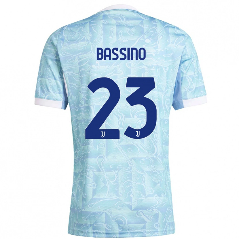 Danxen Homem Camisola Alessandro Bassino #23 Azul Celeste Amarelo Alternativa 2025/26 Camisa Brasil