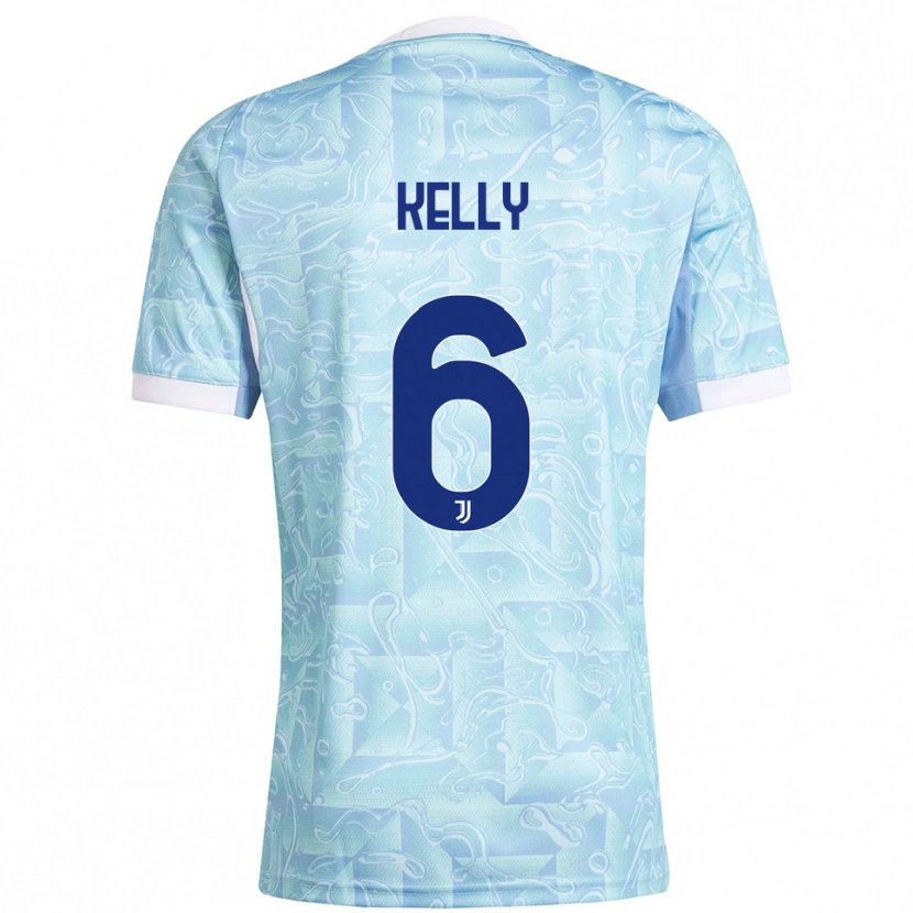 Danxen Homem Camisola Lloyd Kelly #6 Azul Celeste Amarelo Alternativa 2025/26 Camisa Brasil