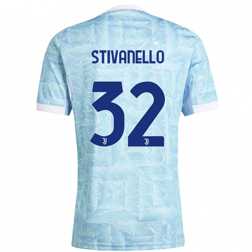 Danxen Homem Camisola Riccardo Stivanello #32 Azul Celeste Amarelo Alternativa 2025/26 Camisa Brasil