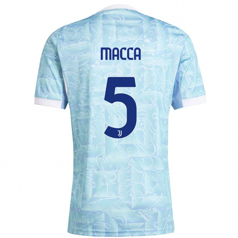 Danxen Homem Camisola Federico Macca #5 Azul Celeste Amarelo Alternativa 2025/26 Camisa Brasil