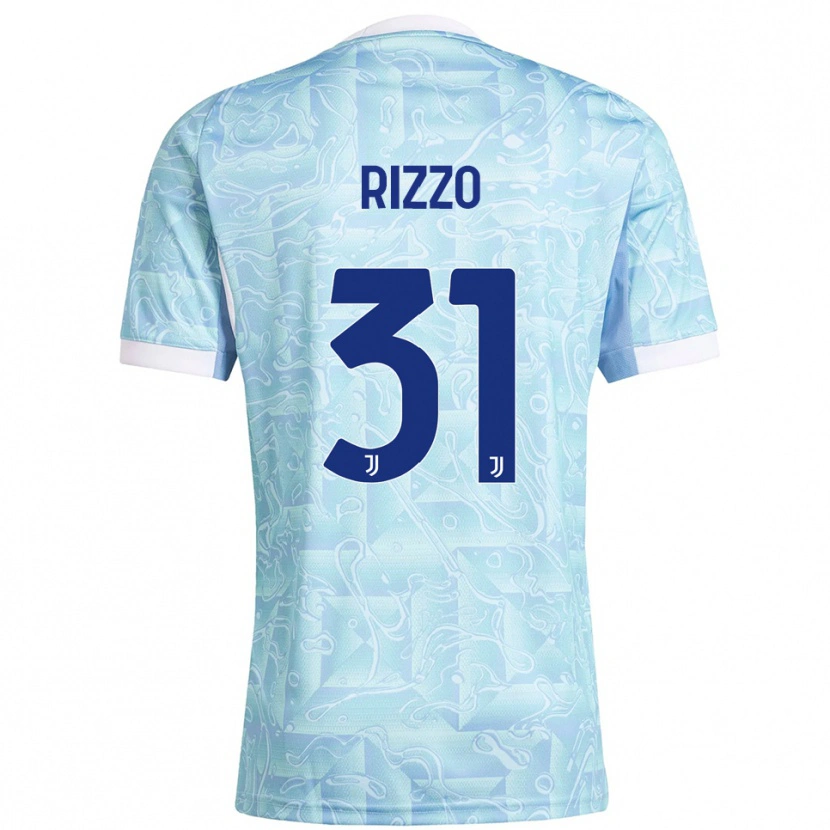 Danxen Homem Camisola Niccolò Rizzo #31 Azul Celeste Amarelo Alternativa 2025/26 Camisa Brasil