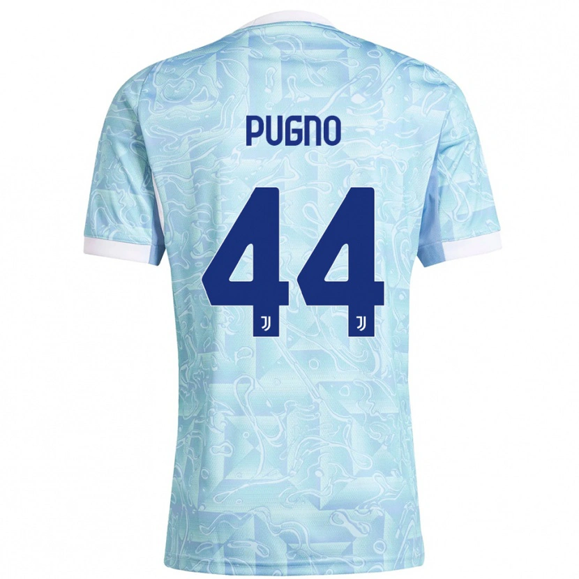 Danxen Homem Camisola Diego Pugno #44 Azul Celeste Amarelo Alternativa 2025/26 Camisa Brasil