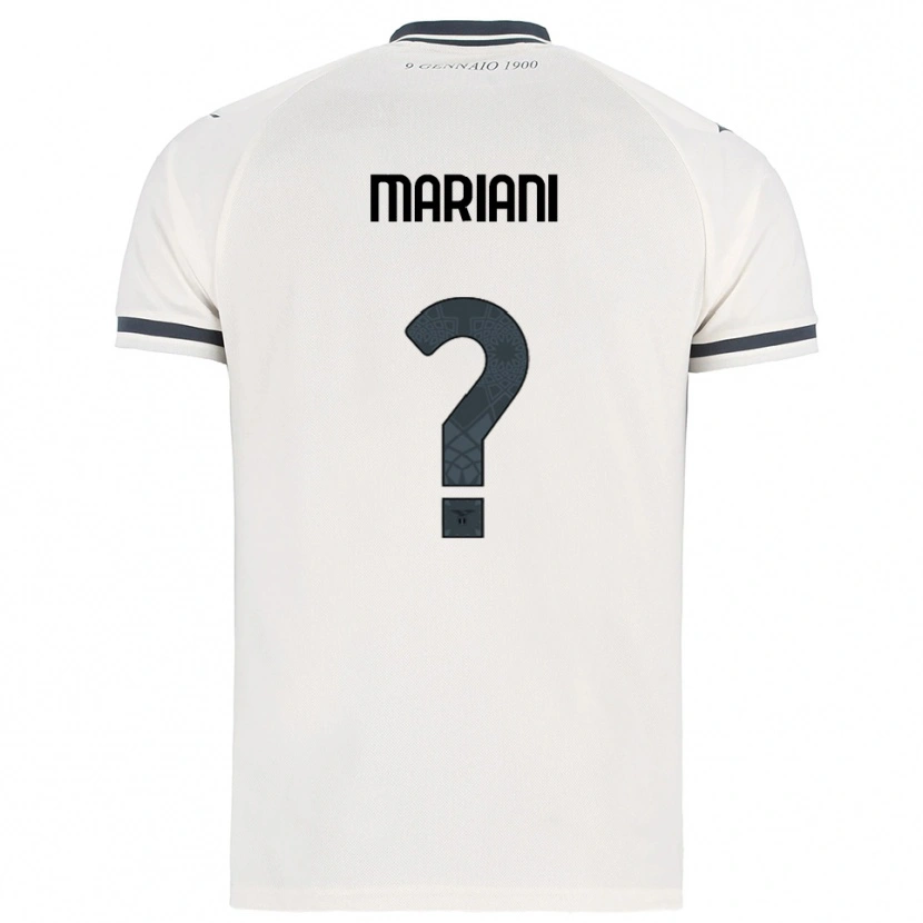 Danxen Homem Camisola Alessandro Mariani #0 Branco Marinho Alternativa 2025/26 Camisa Brasil