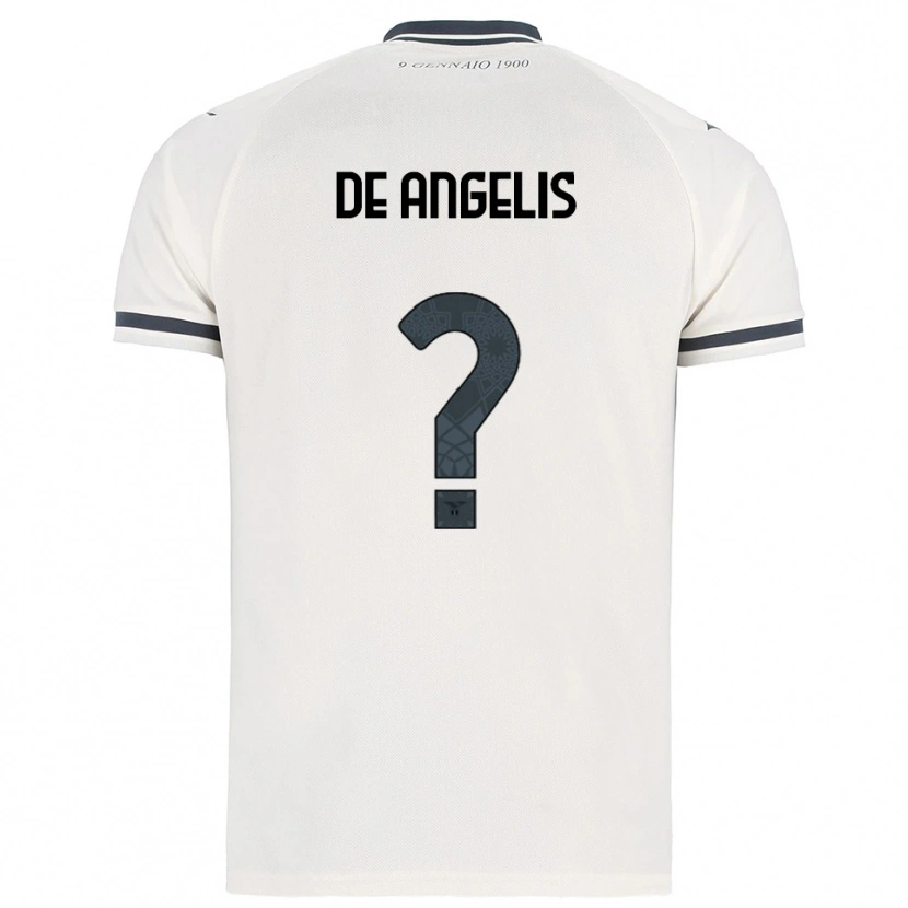 Danxen Homem Camisola Cristian De Angelis #0 Branco Marinho Alternativa 2025/26 Camisa Brasil