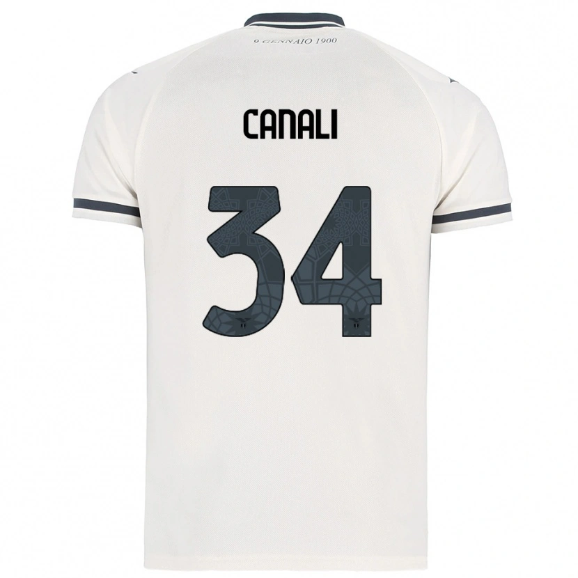 Danxen Homem Camisola Giorgio Canali #34 Branco Marinho Alternativa 2025/26 Camisa Brasil